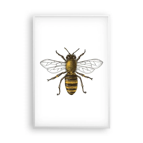 Pôster em moldura branca - Linda e boa - 61x91 cm