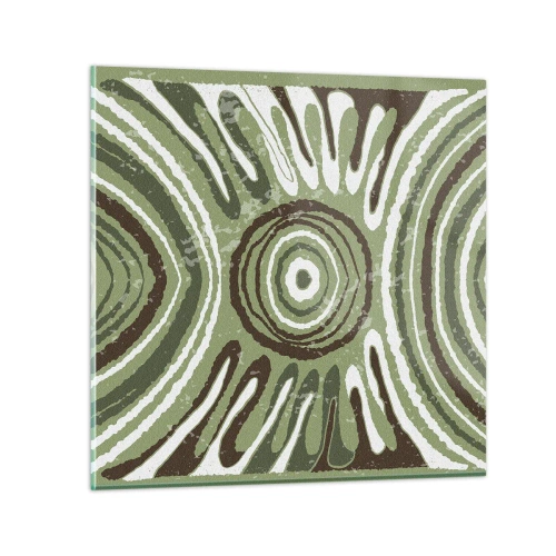 Quadro em vidro - Uma explosão de emoções - 30x30 cm