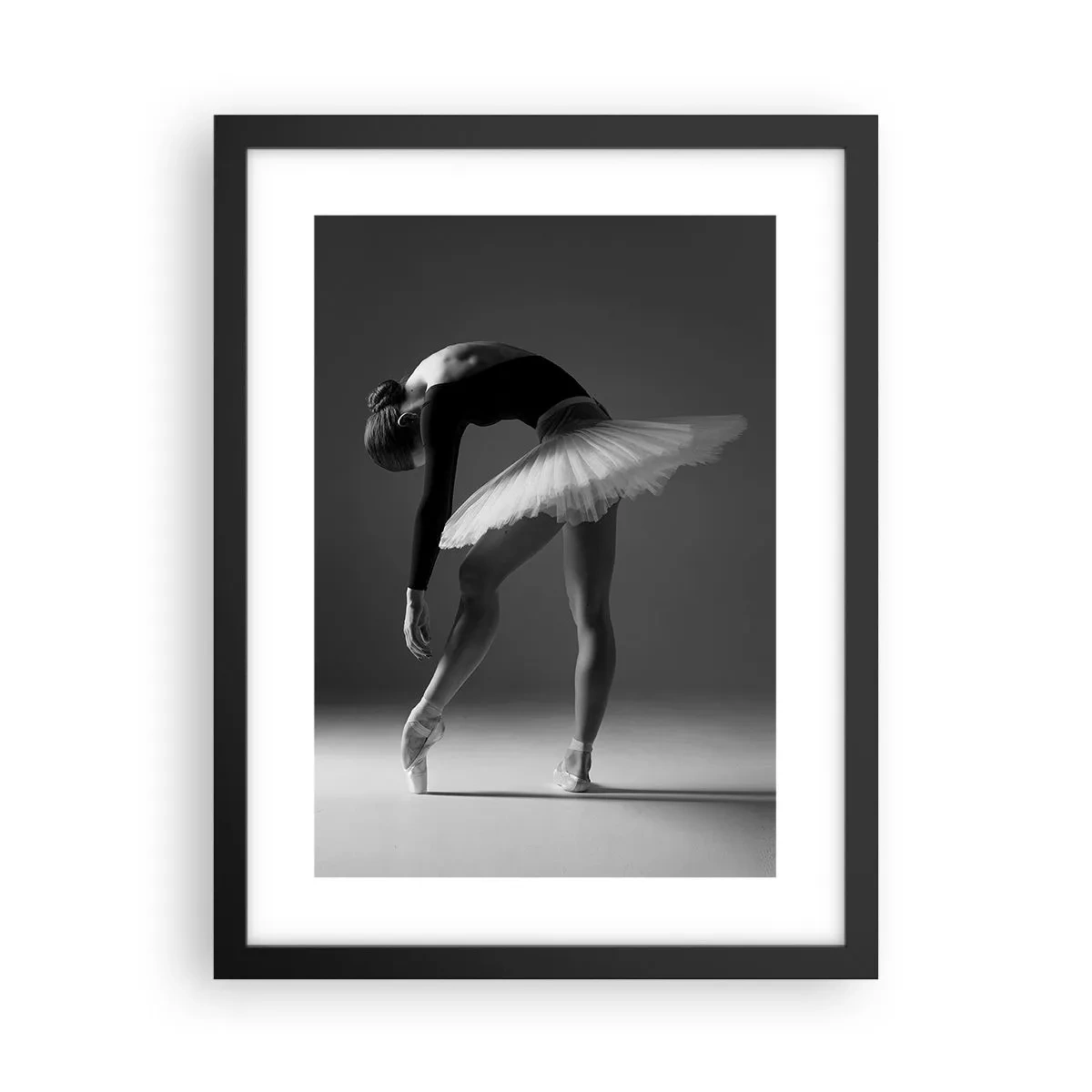 Pôster com moldura preta - Bella balerina - 30x40 cm