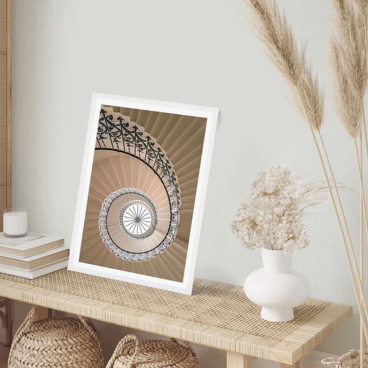 Pôster em moldura branca - Dentro da casca - 70x100 cm