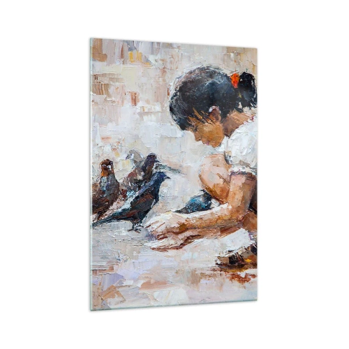 Quadro em vidro - Pequenos e queridos - 70x100 cm