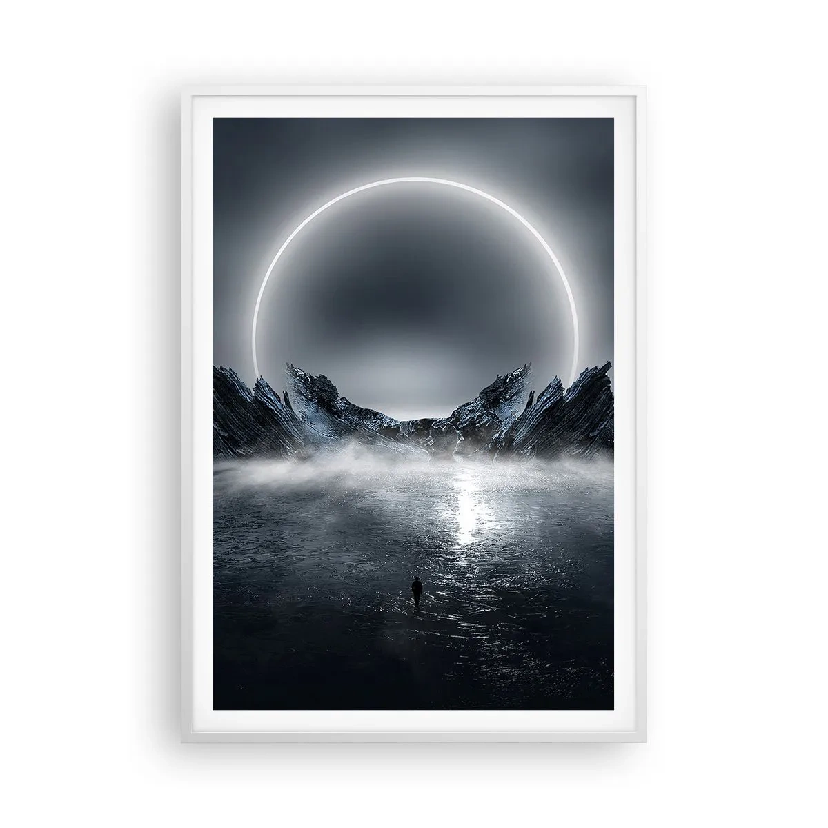 Pôster em moldura branca - O fim da história - 70x100 cm