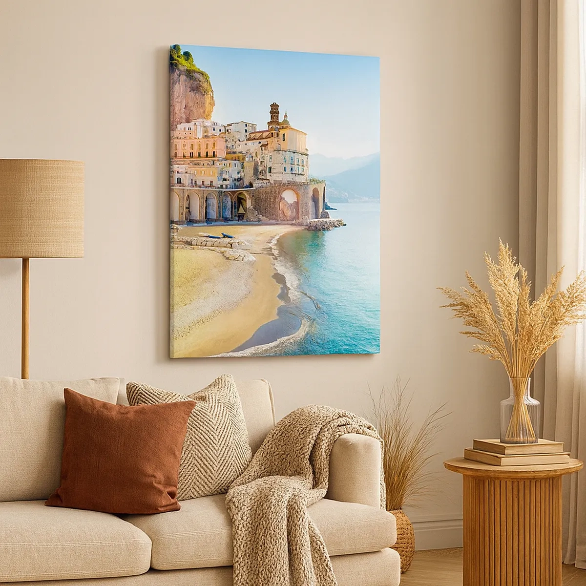 Quadro em tela - Uma cidade inacreditável - 50x70 cm