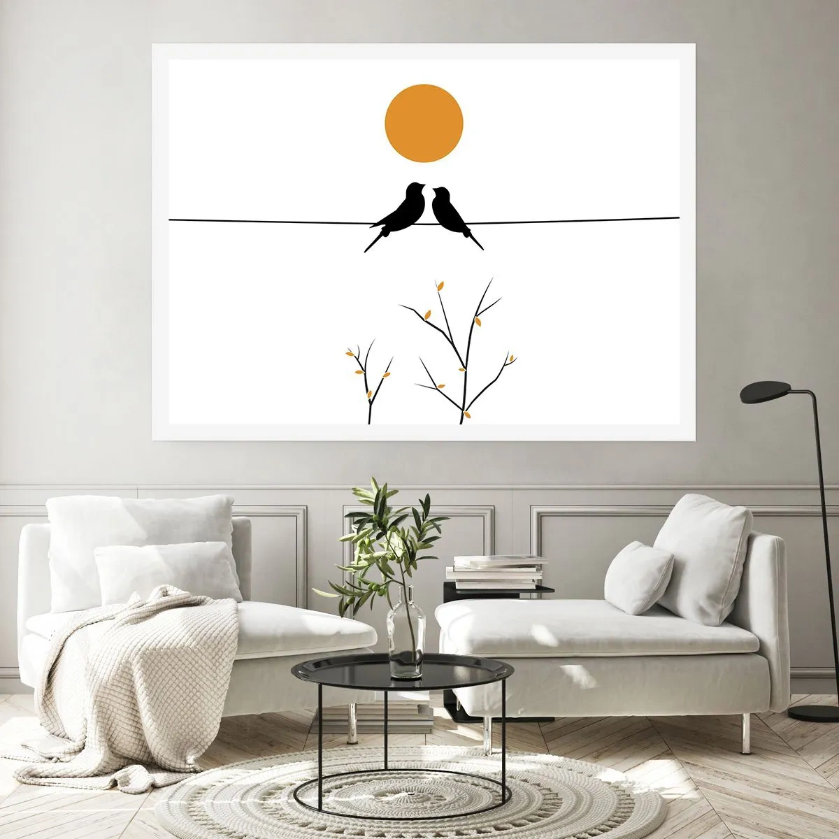 Pôster - A noite dos rouxinóis - 100x70 cm