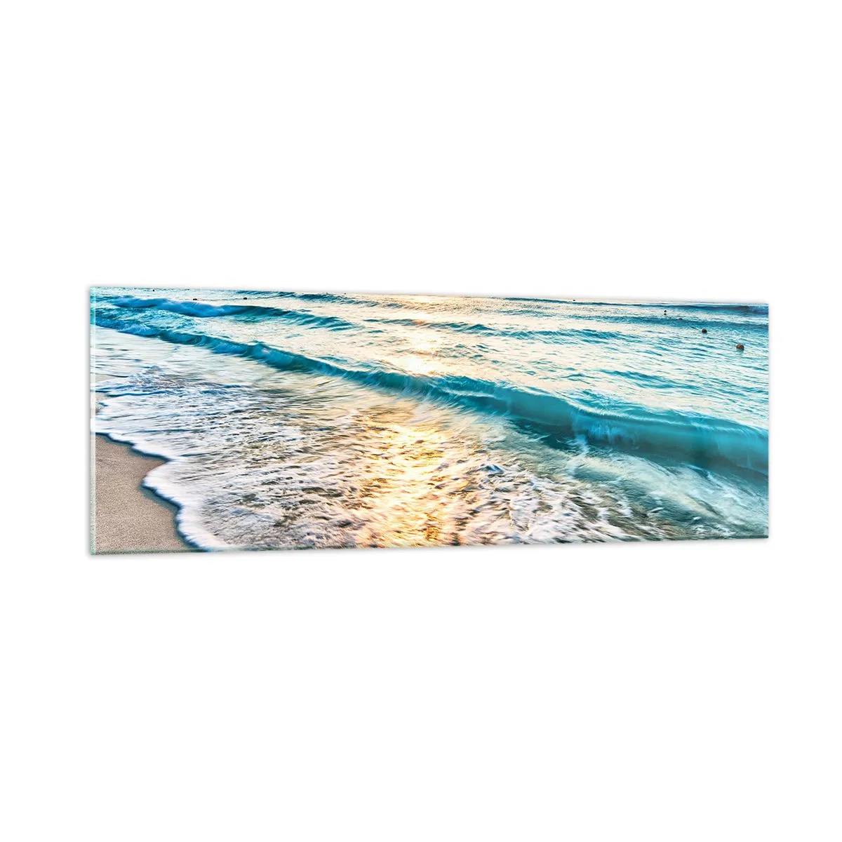 Quadro em vidro - Uma visão que vale a pena - 90x30 cm