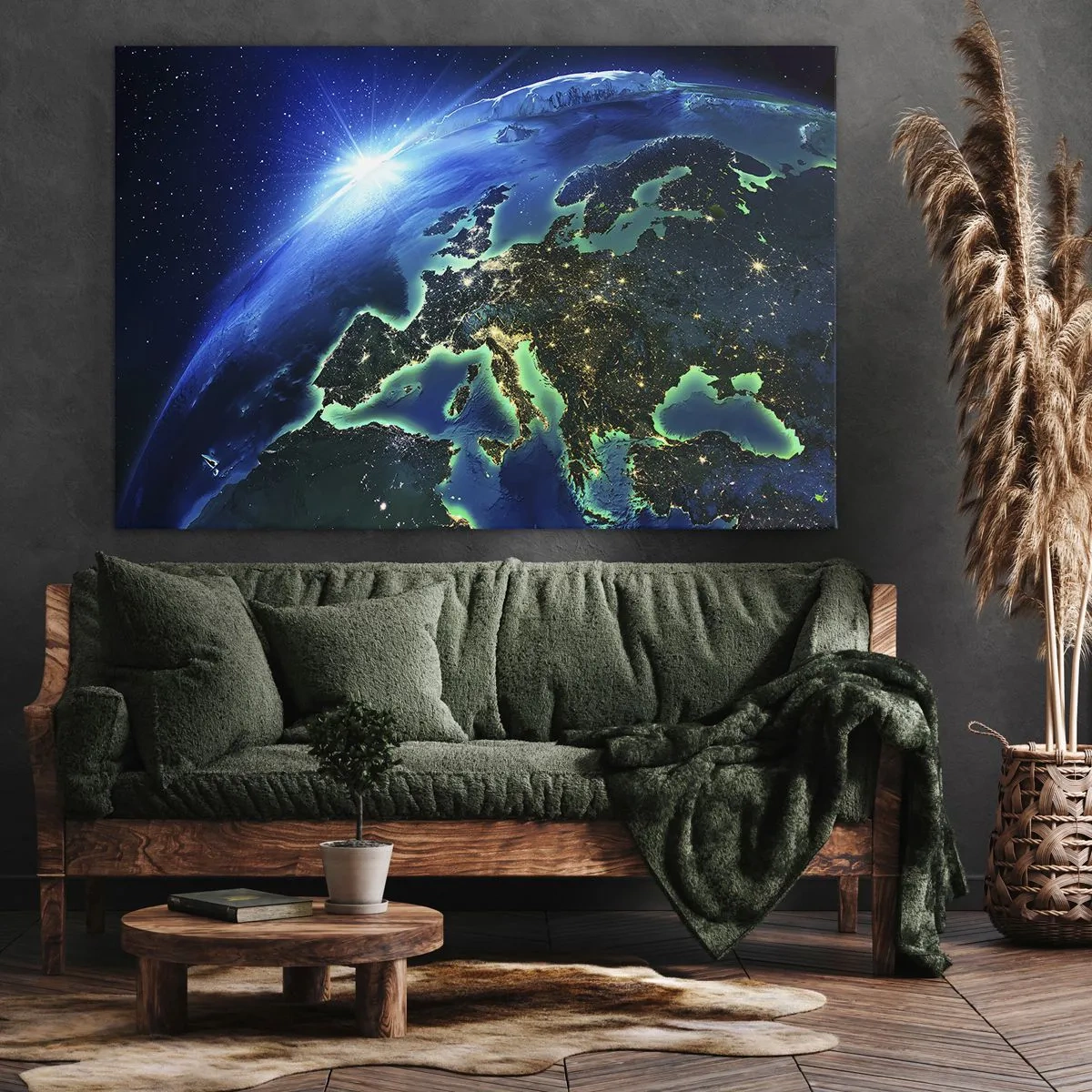Quadro em tela - Uma Europa cintilante - 120x80 cm