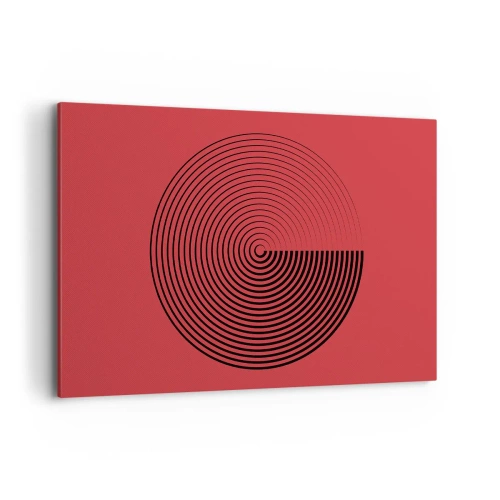 Quadro em tela - Movimento circular - 120x80 cm