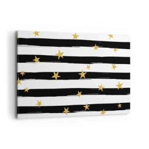 Quadro em tela - Todos nós nascemos sob uma estrela da sorte - 120x80 cm