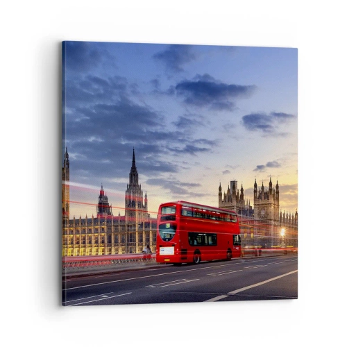 Quadro em tela - Marcas distintivas - 70x70 cm