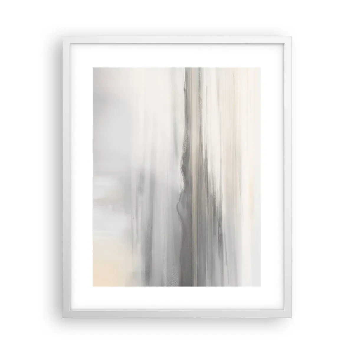 Pôster em moldura branca - Distância pensativa - 40x50 cm