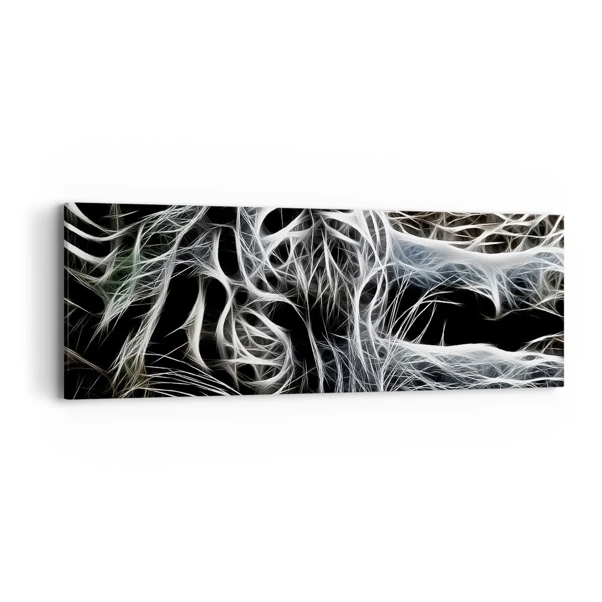 Quadro em tela - Um estudo da leveza do gato - 90x30 cm