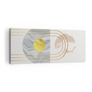 Quadro em tela - Brilho e claridade - 120x50 cm