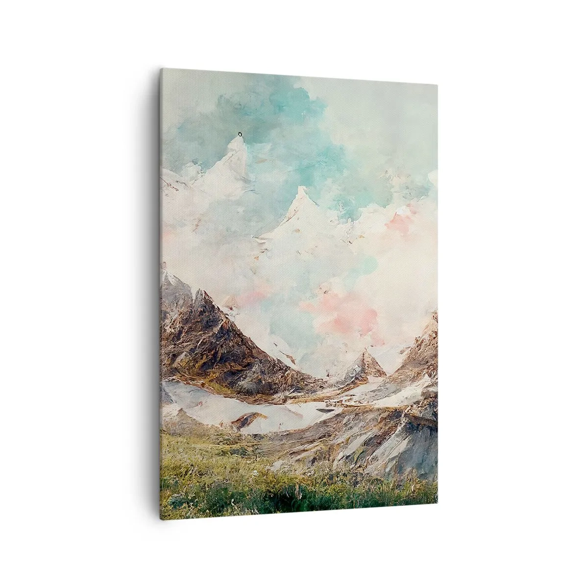 Quadro em tela - Lâminas de rocha - 70x100 cm