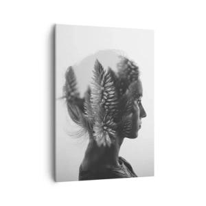 Quadro em tela - A senhora do pinhal - 50x70 cm