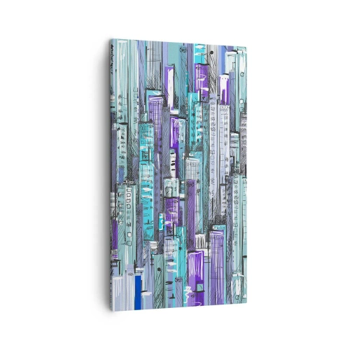 Quadro em tela - Azul do céu - 45x80 cm