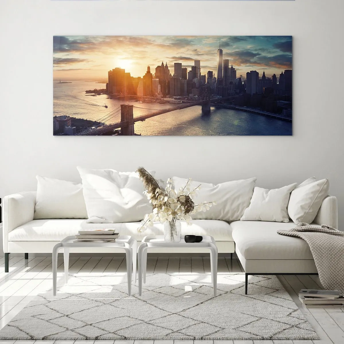 Quadro em vidro - Monumento da cultura ocidental - 90x30 cm