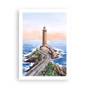 Pôster - De frente para o mar - 50x70 cm