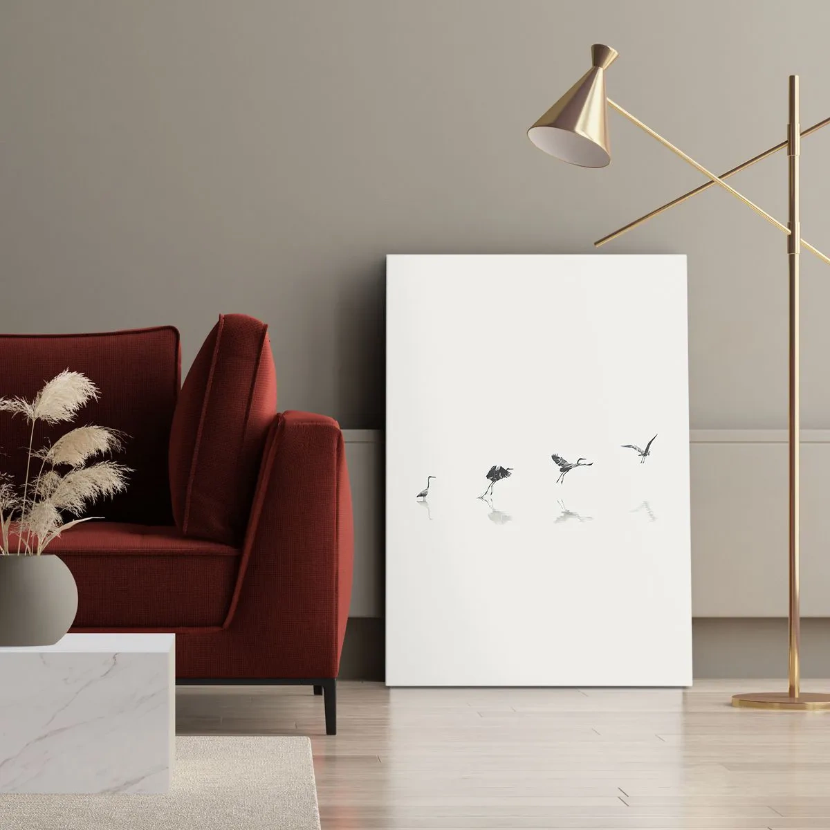 Quadro em tela - Quatro passos simples - 50x70 cm
