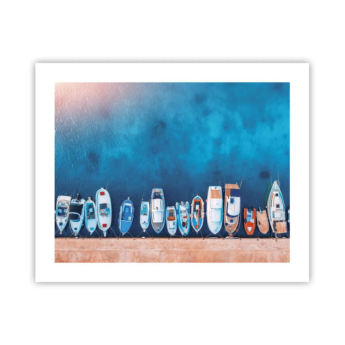 Pôster - Em uma fileira - 50x40 cm