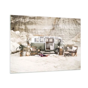 Quadro em vidro - É hora de começar a jornada - 100x70 cm