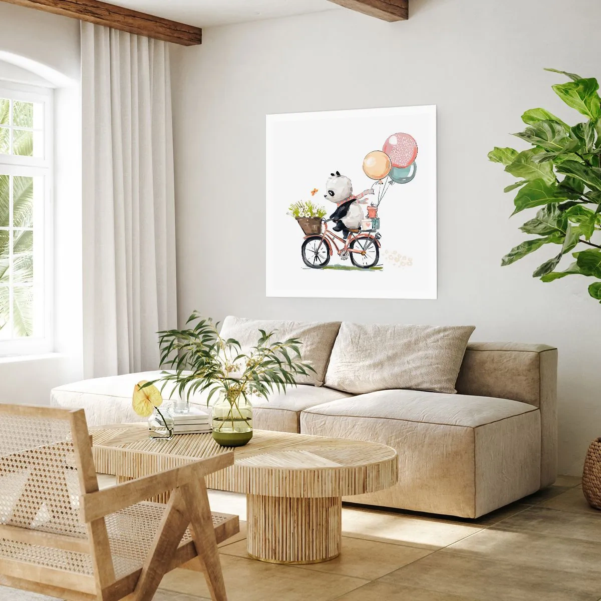 Pôster - Dia feliz  - 30x30 cm