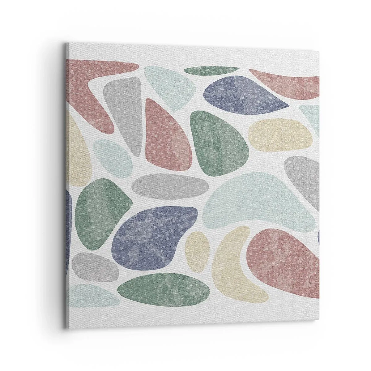 Quadro em tela - Um mosaico de cores em pó - 60x60 cm