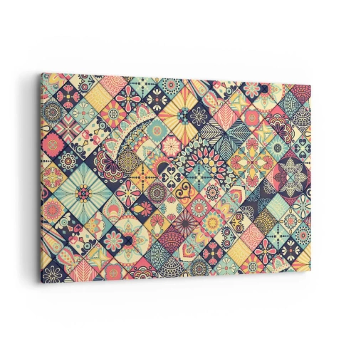 Quadro em tela - Vibrações marroquinas - 120x80 cm