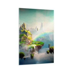 Quadro em vidro - Meio do céu - as ilhas felizes - 70x100 cm