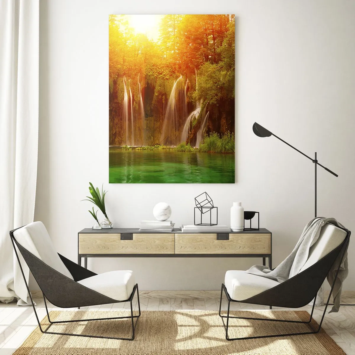 Quadro em vidro - Ao sol e à sombra - 50x70 cm