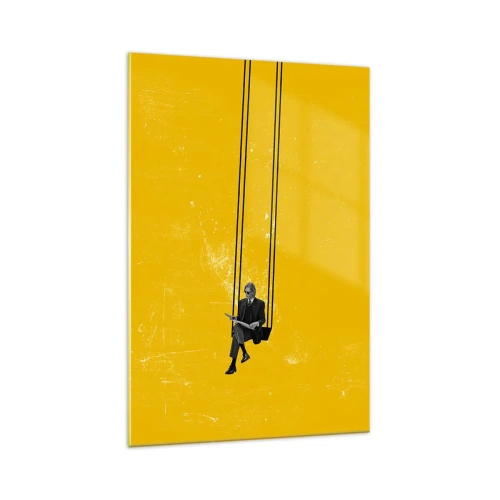 Quadro em vidro - Dia como todos os dias - 70x100 cm