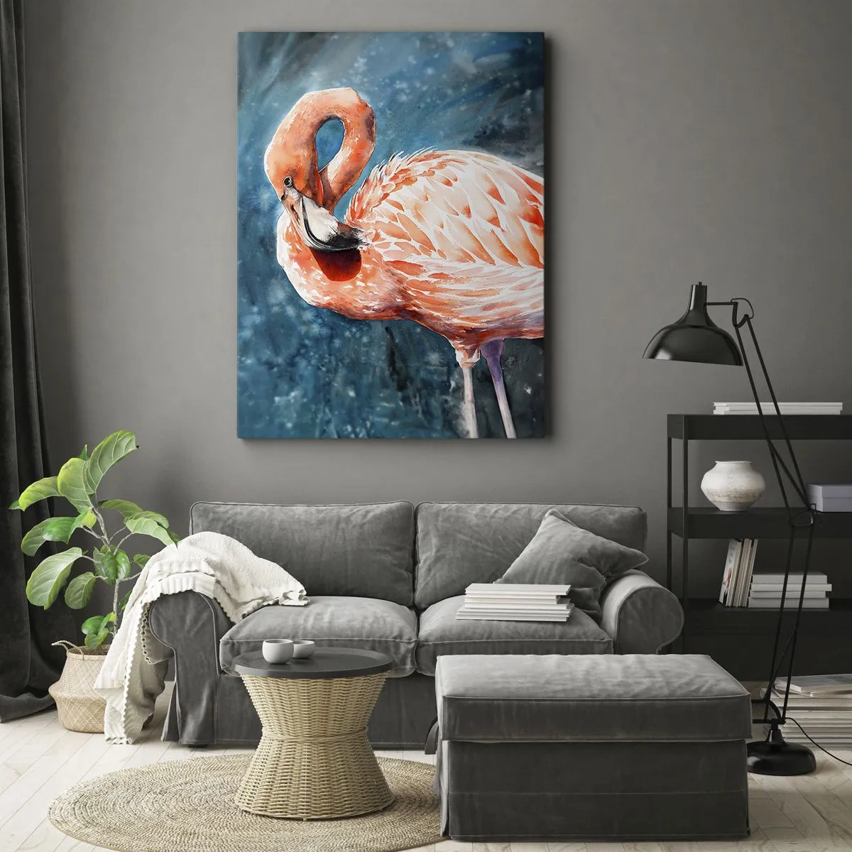 Quadro em tela - Decorativo por natureza - 45x80 cm