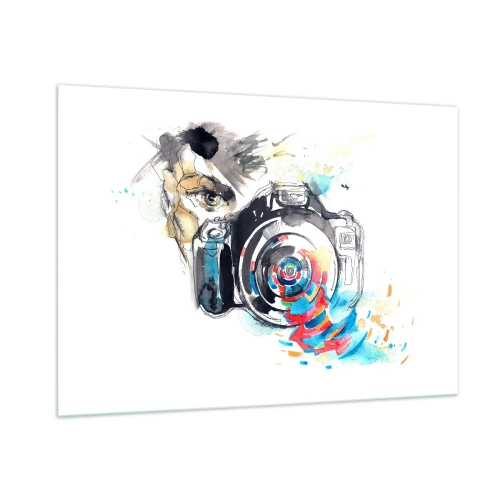 Quadro em vidro - No olho da lente - 100x70 cm