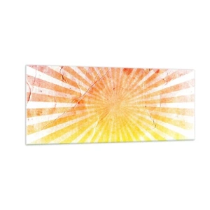 Quadro em vidro - Nasceres e entardeceres - 100x40 cm