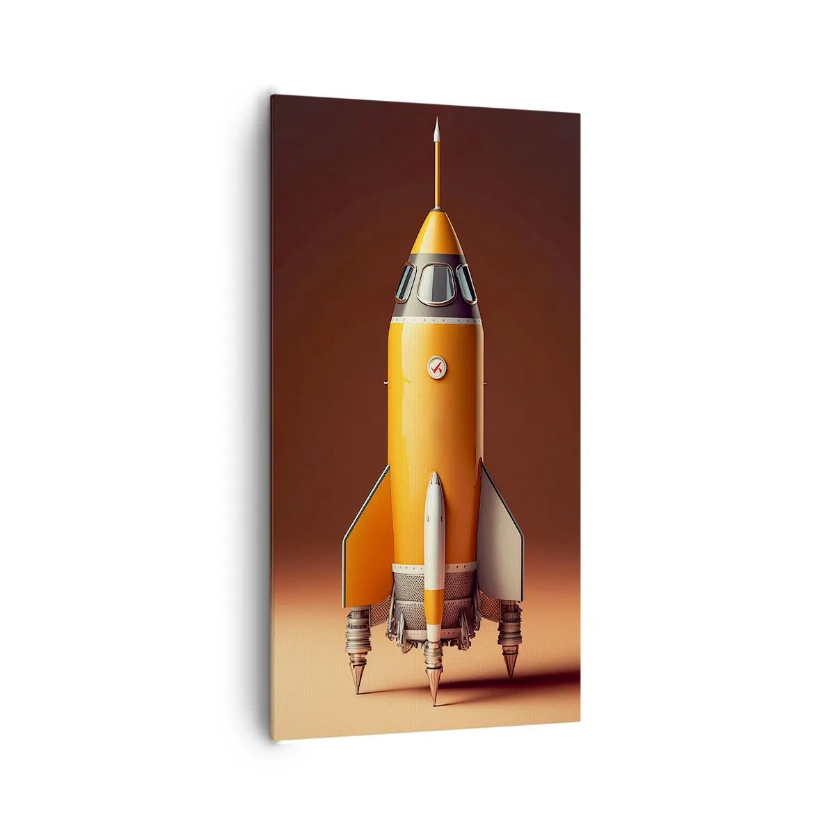 Quadro em tela - Tudo começa com um sonho - 65x120 cm