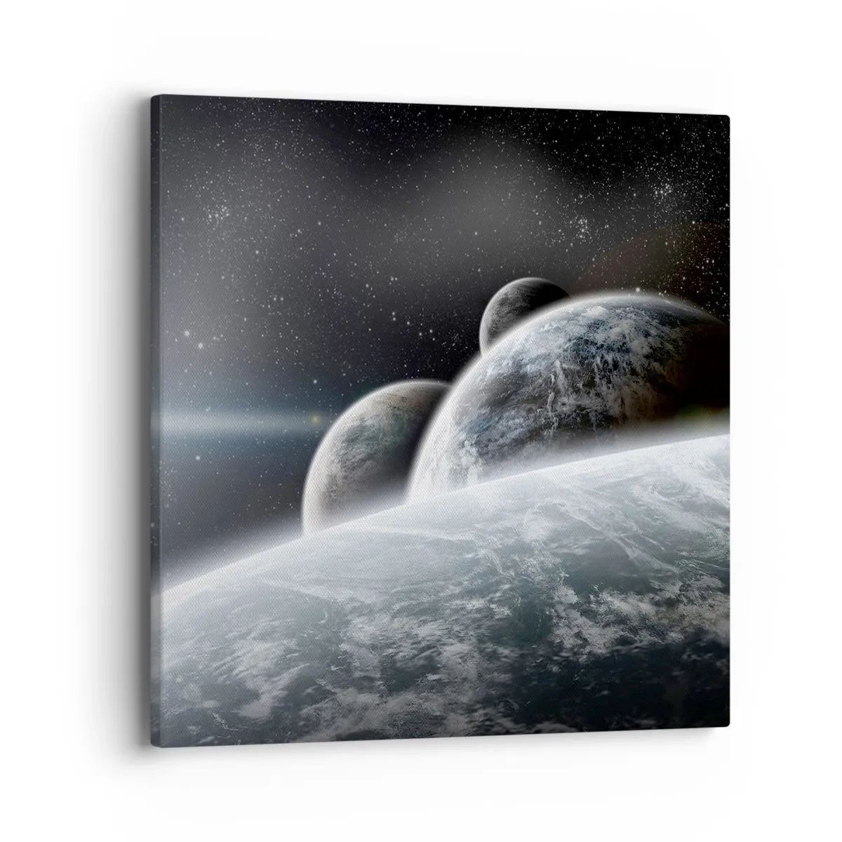 Quadro em tela - Música cósmica das esferas - 40x40 cm