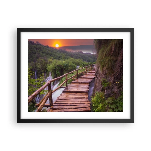 Pôster com moldura preta - Beleza inacreditável - 50x40 cm