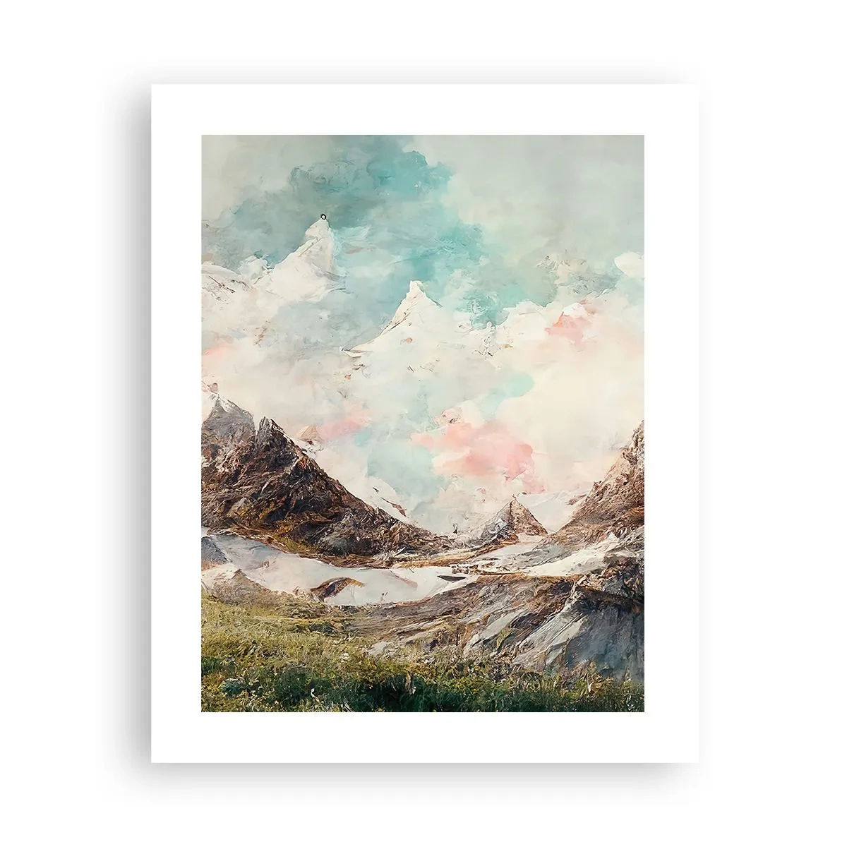 Pôster - Lâminas de rocha - 40x50 cm