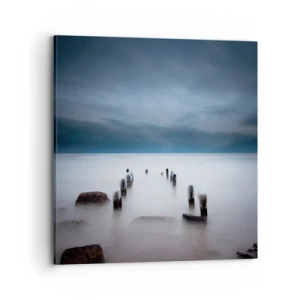 Quadro em tela - Lago pensativo - 70x70 cm