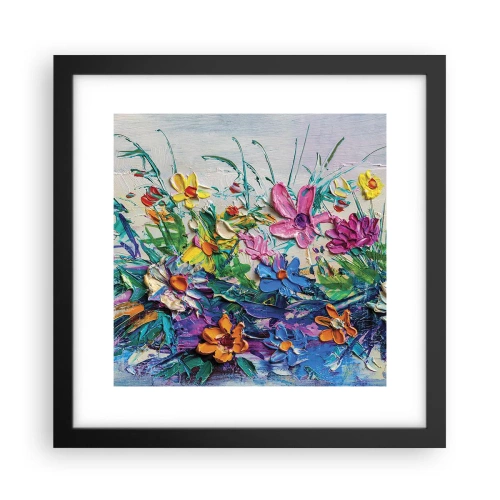Pôster com moldura preta - Não é de todo natureza morta - 30x30 cm