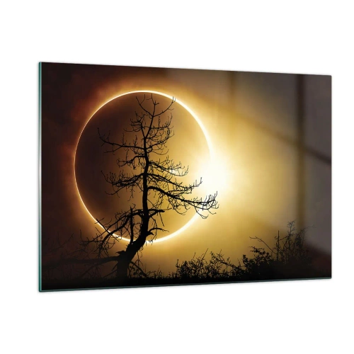 Quadro em vidro - Eclipse total - 120x80 cm
