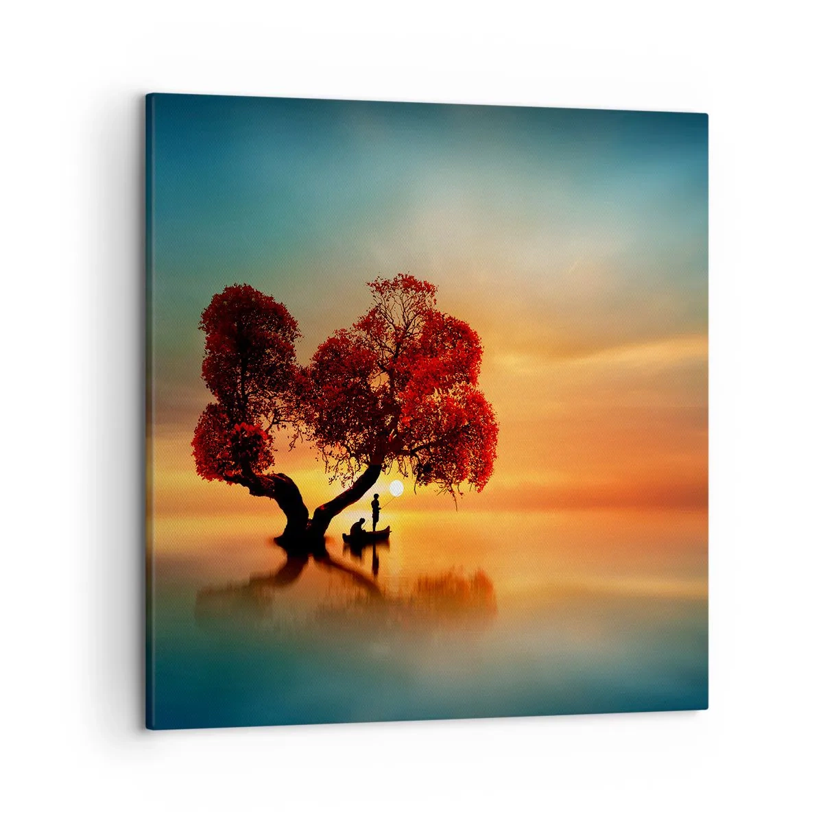 Quadro em tela - A distância e o silêncio do mundo - 50x50 cm