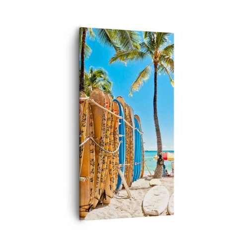Quadro em tela - Diversão ensolarada - 55x100 cm