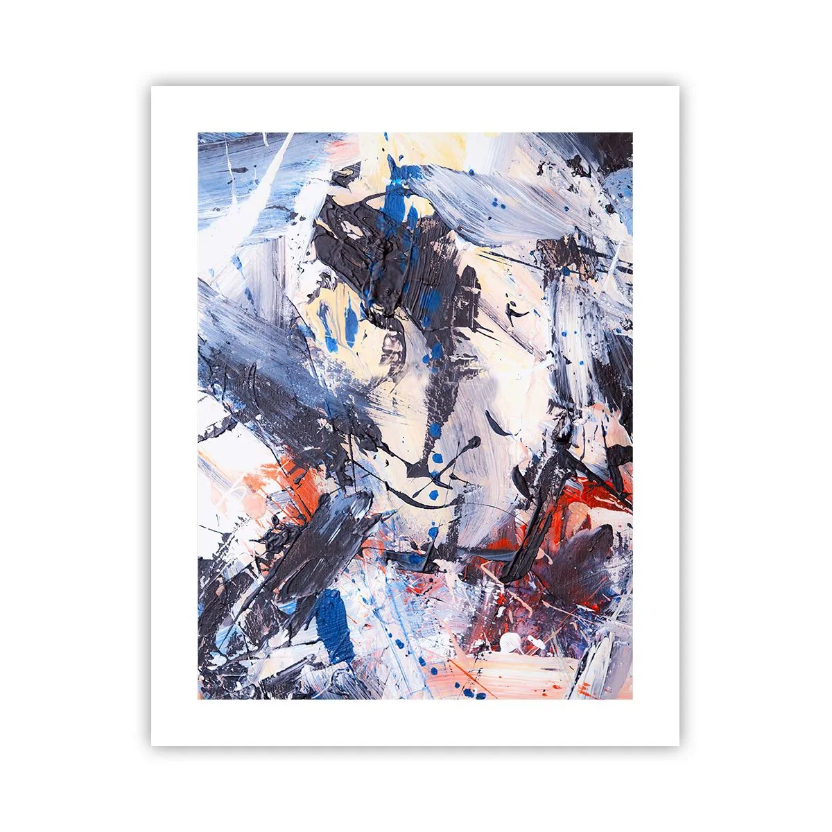 Pôster - Dança louca da abstração - 40x50 cm