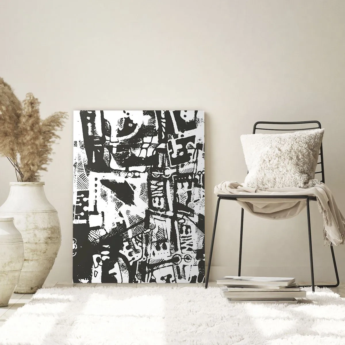 Quadro em vidro - Ordem ou caos? - 80x120 cm