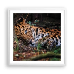 Pôster em moldura branca - Confie em mim - 50x50 cm