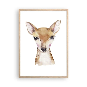 Pôster com moldura de carvalho claro - A Natureza da Inocência - 50x70 cm