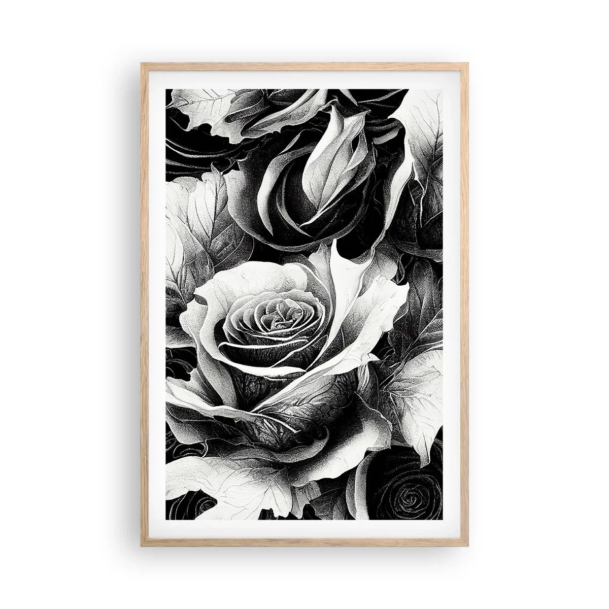 Pôster com moldura de carvalho claro - Sempre uma rainha - 61x91 cm