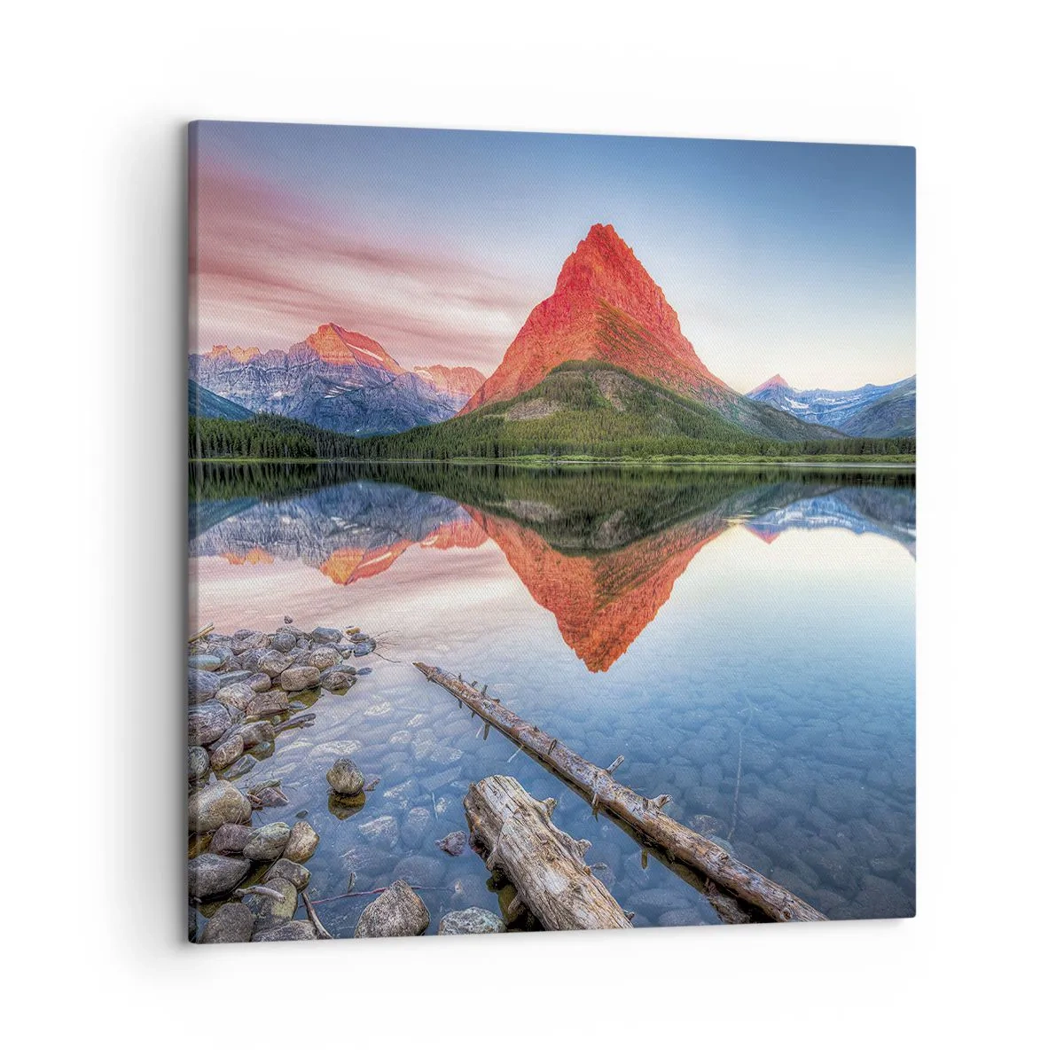 Quadro em tela - Calor e frio - 50x50 cm