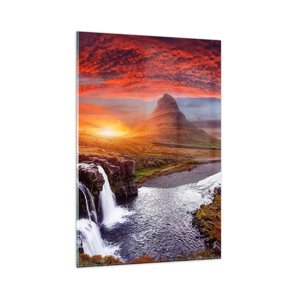 Quadro em vidro - A vista da Terra Média - 80x120 cm