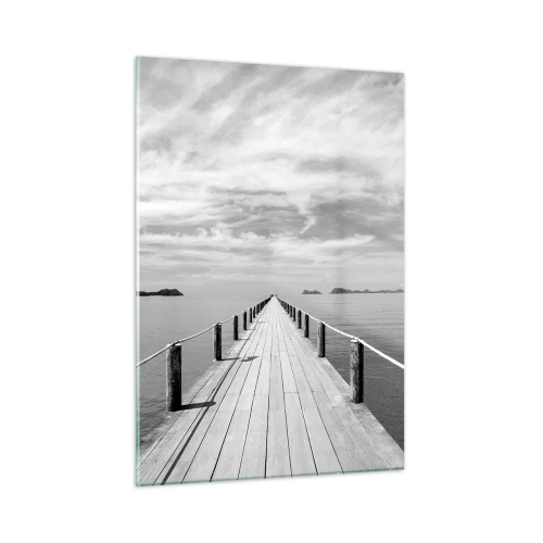 Quadro em vidro - Talvez uma viagem... - 50x70 cm